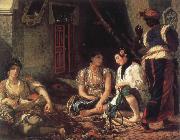 Eugene Delacroix apartment Spain oil painting artist